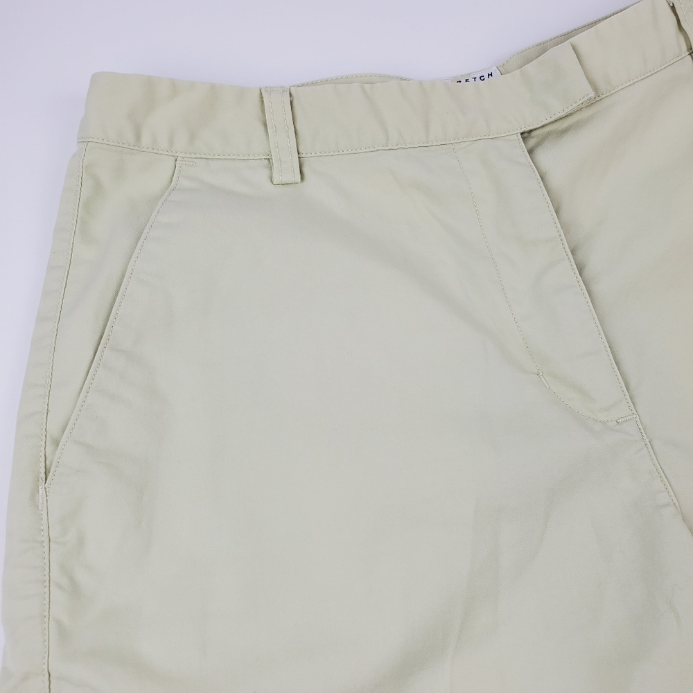 Adidas Stretch Light Green Shorts - Picture 2 of 5